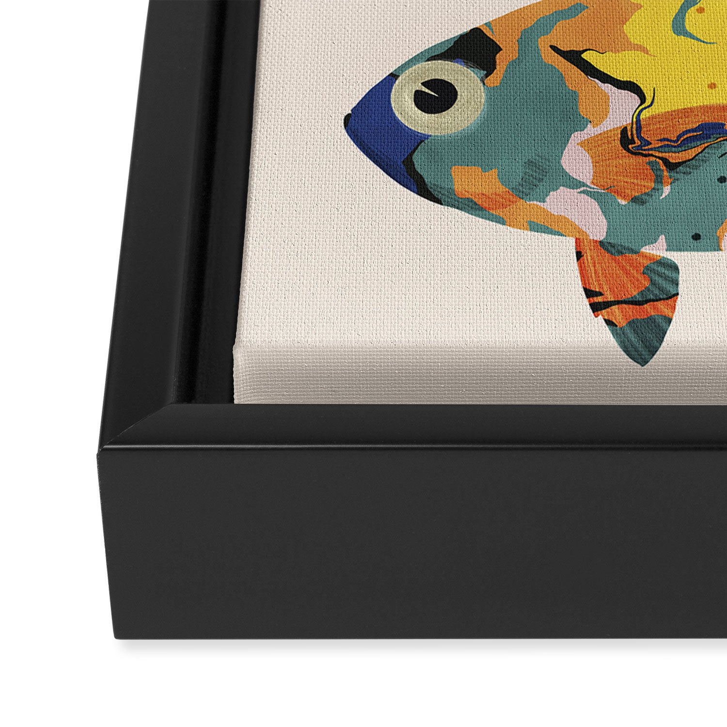 Colorful fish Framed Canvas Print Gallery Image 3
