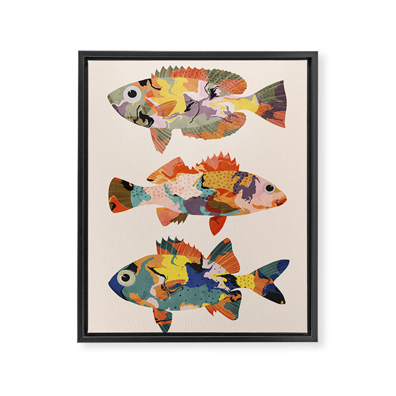 Colorful fish Framed Canvas Print Gallery Image 6