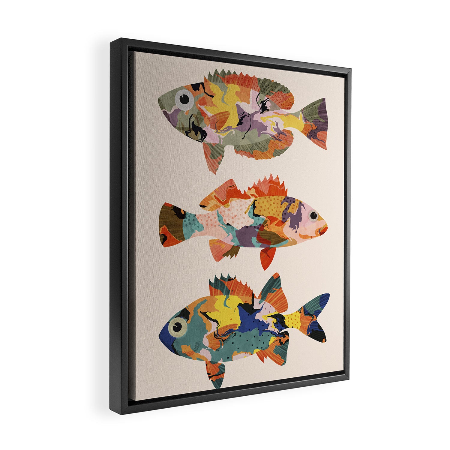 Colorful fish Framed Canvas Print Gallery Image 2