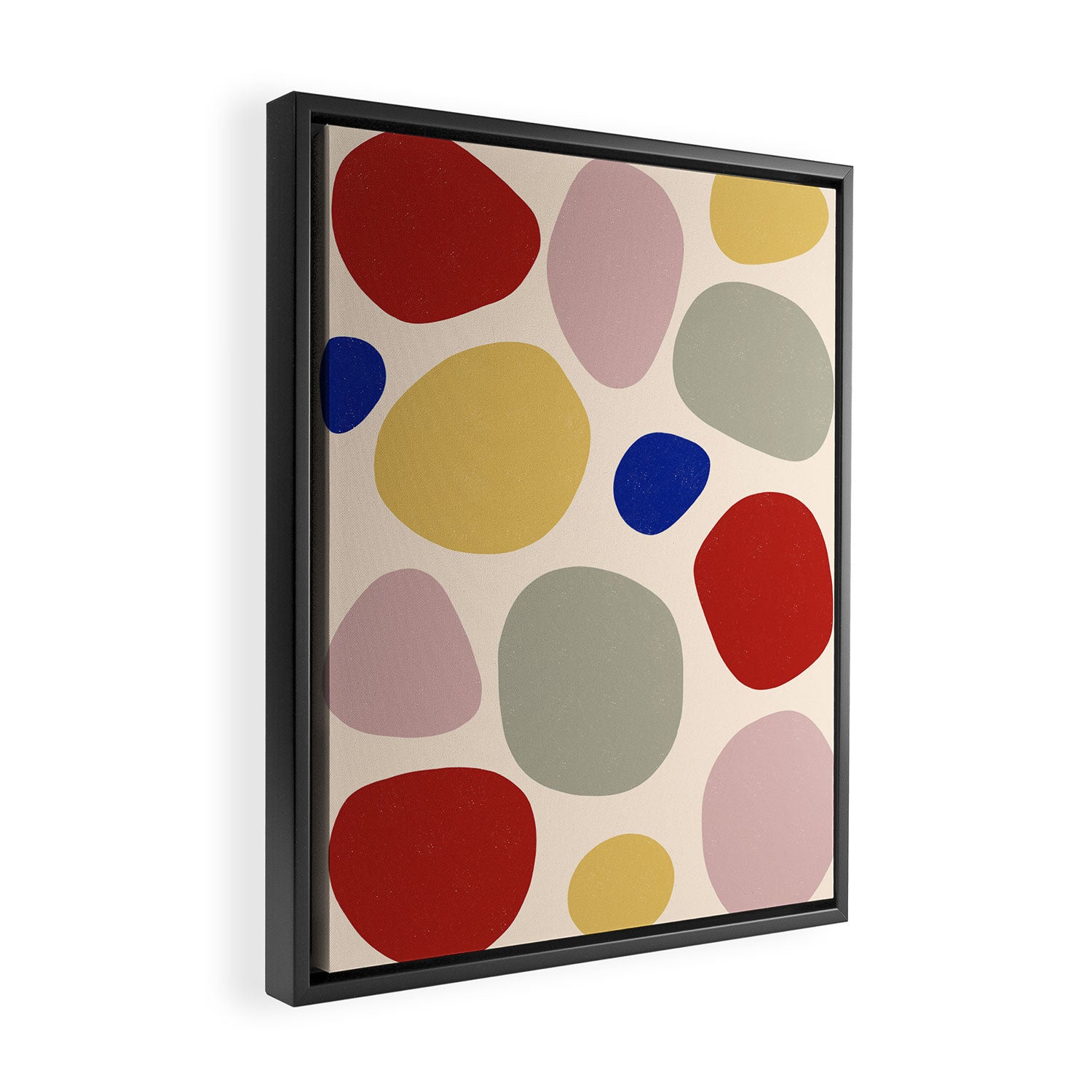 Colorful Stones Framed Canvas Print Gallery Image 2