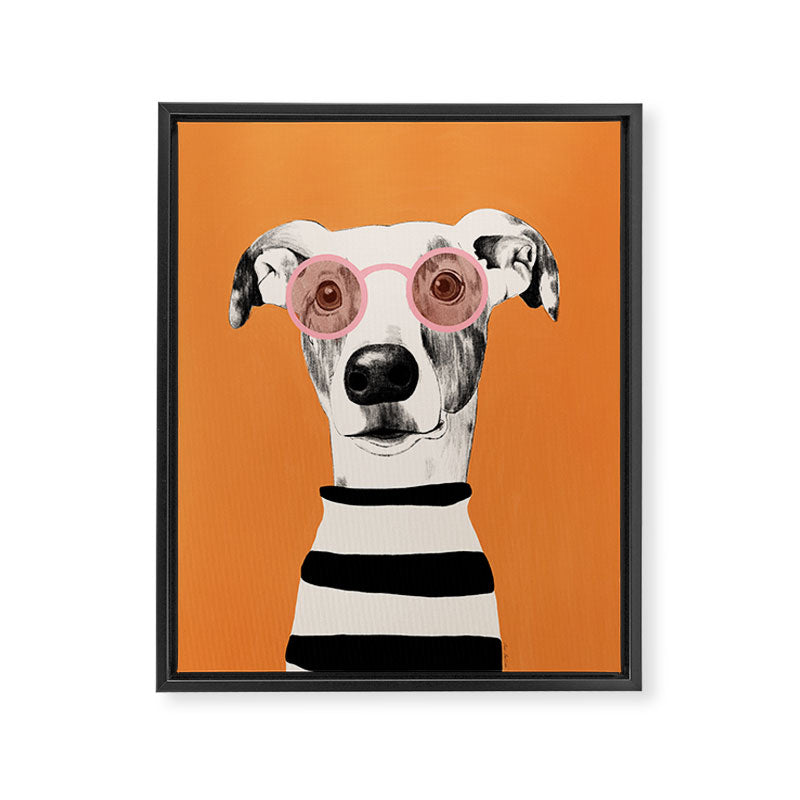 Dog Portrait Framed Canvas Print Gallery Image 6