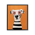 Dog Portrait Framed Canvas Print Gallery Image 6