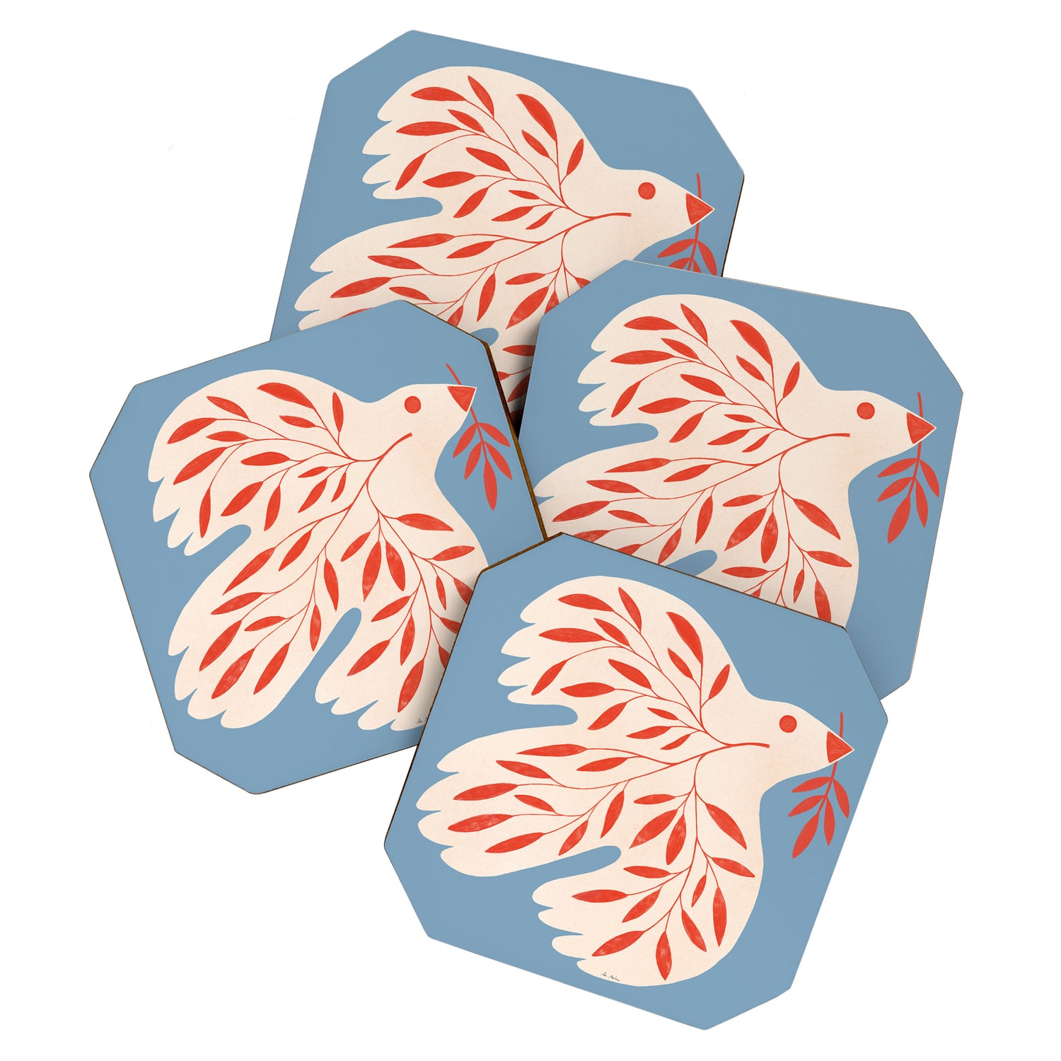 Dove of peace Coaster Gallery Image 1