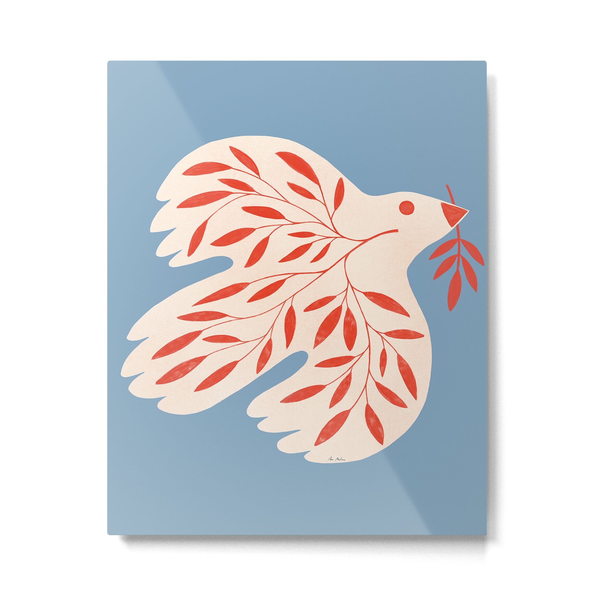 Dove of peace Metal Print Gallery Image 6