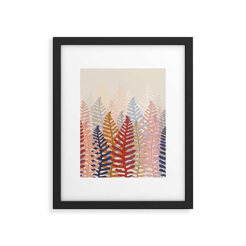 FERNS Framed Art Print Gallery Image 5