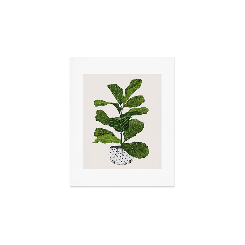 Fiddle leaf fig Tree Art Print Gallery Image 1