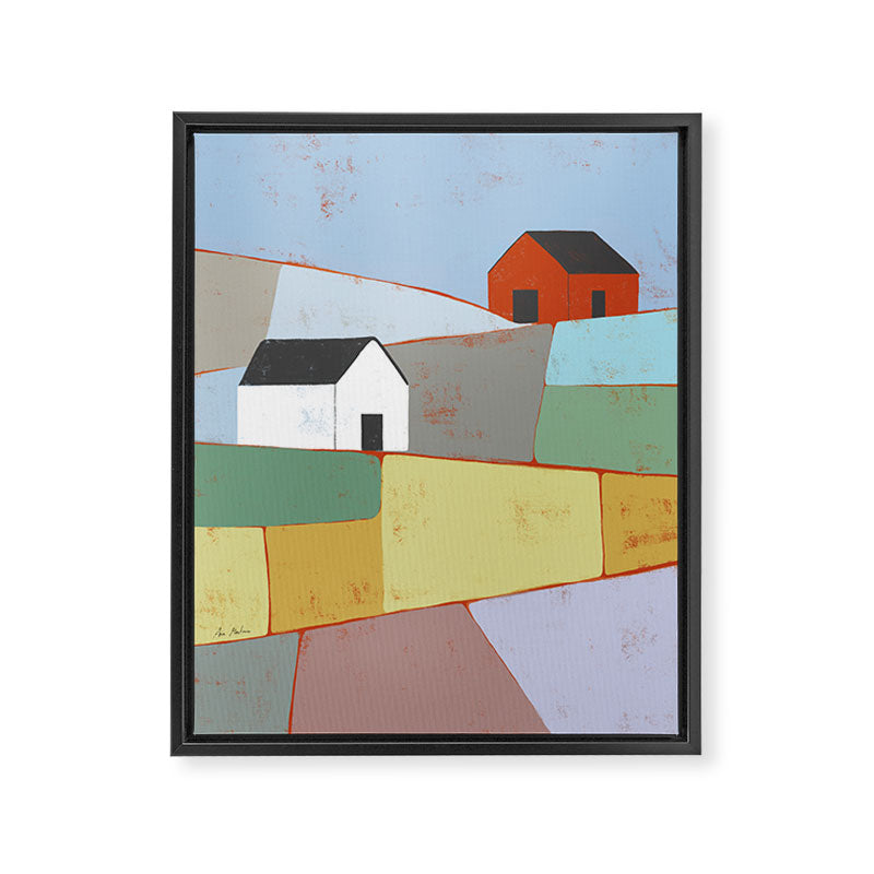 Fields of Color Framed Canvas Print Gallery Image 8