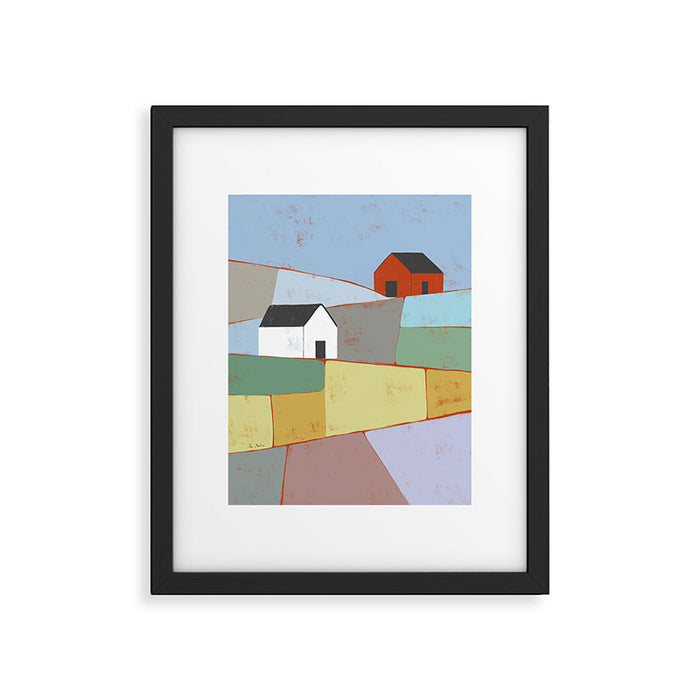 Fields of Color Framed Art Print Gallery Image 1