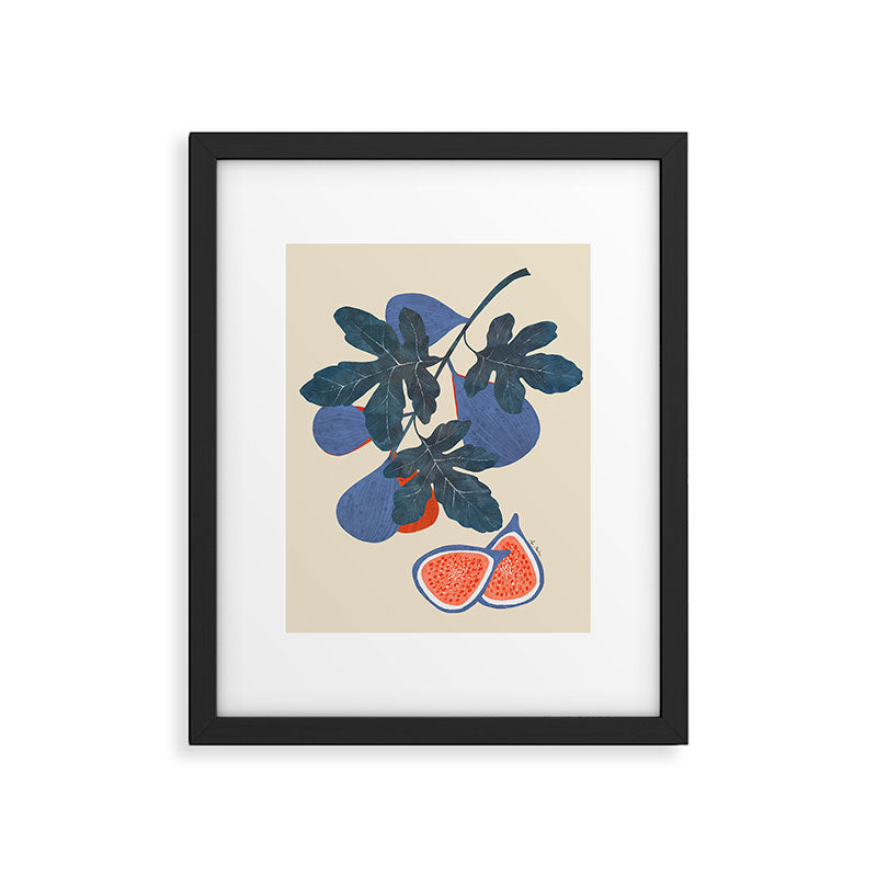 Fig branch still life Framed Art Print Gallery Image 4