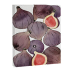 figs still life botanical watercolor Canvas Print Gallery Image 6
