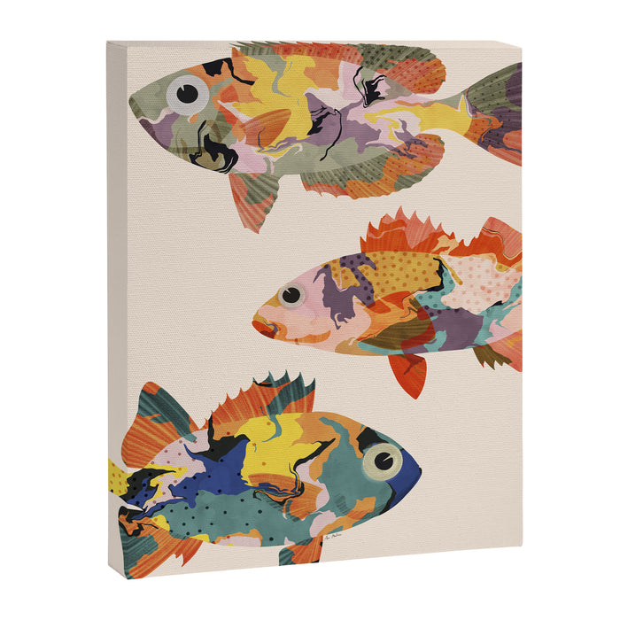 Fish collage Canvas Print Gallery Image 1