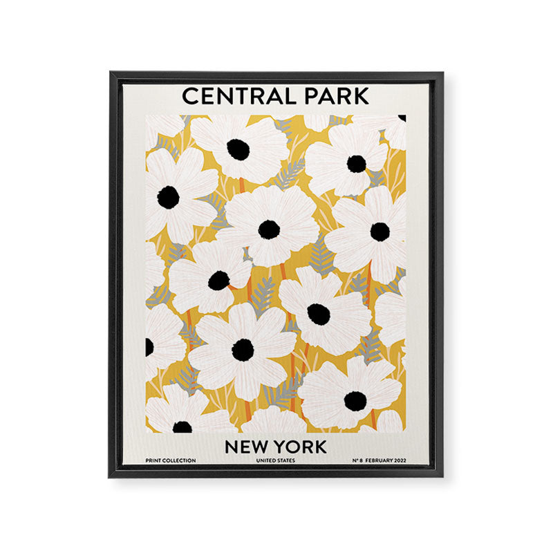 Flower market New York Central Park Framed Canvas Print Gallery Image 6