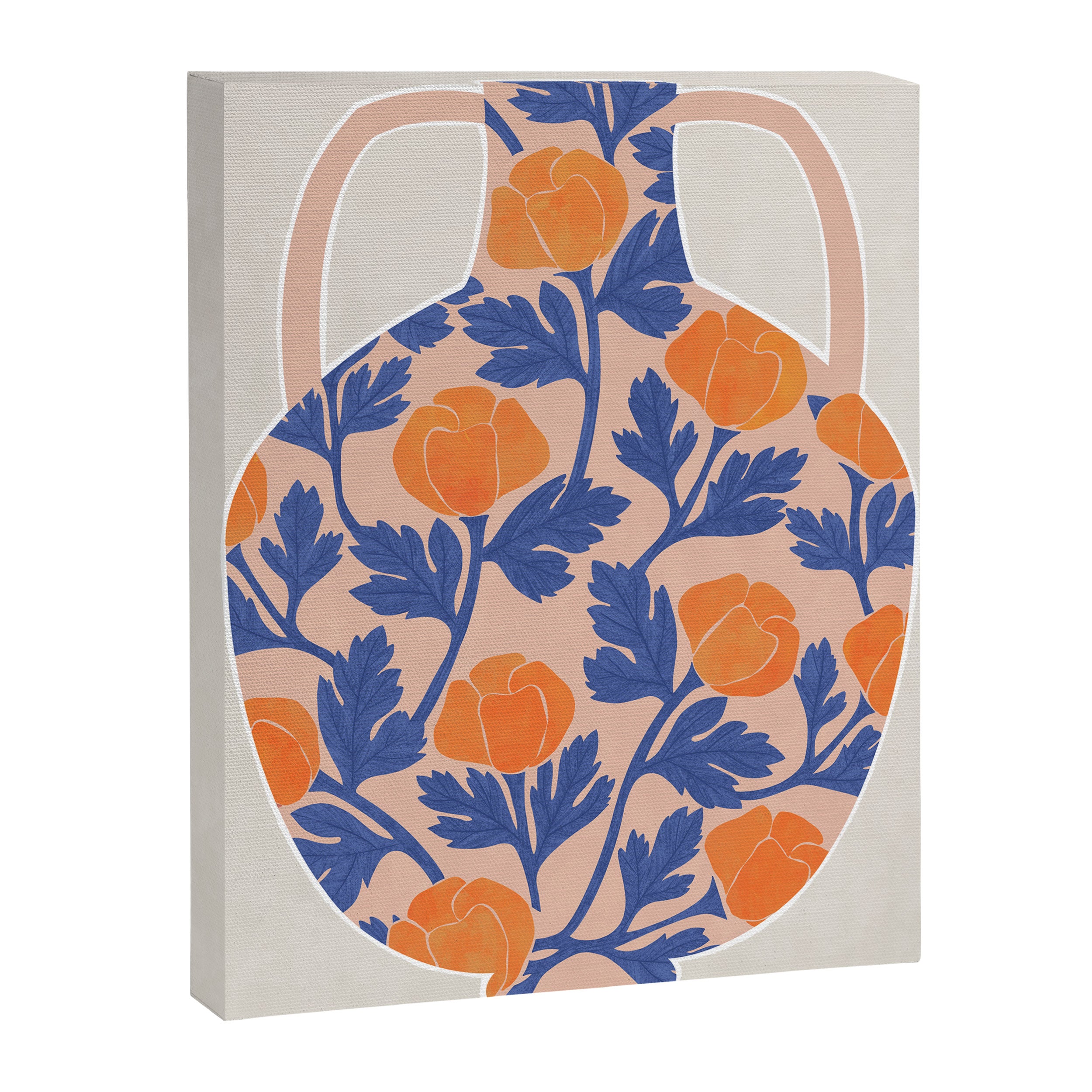 flowers and vase Canvas Print Gallery Image 6