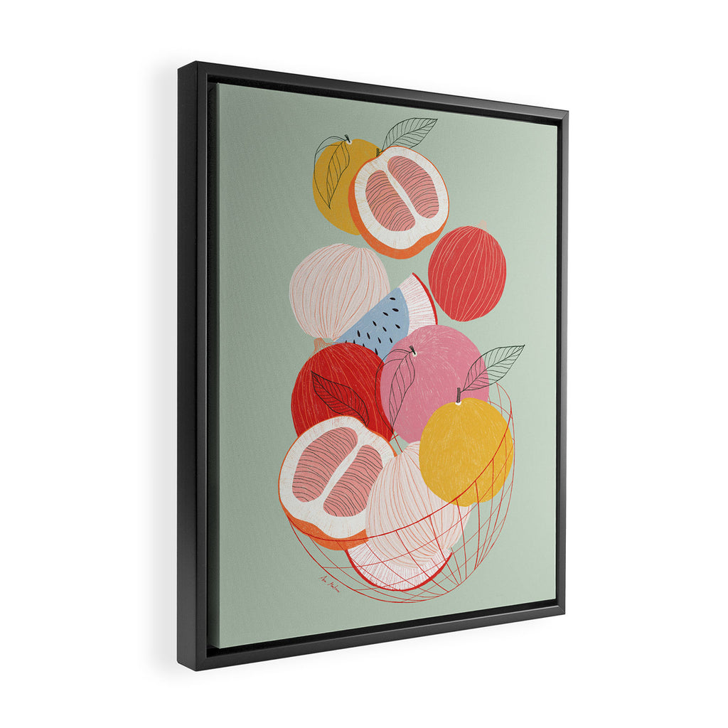 Fruit basket II Framed Canvas Print Gallery Image 2