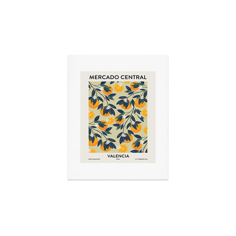 Fruit Market inspiration Valencia Art Print Gallery Image 1