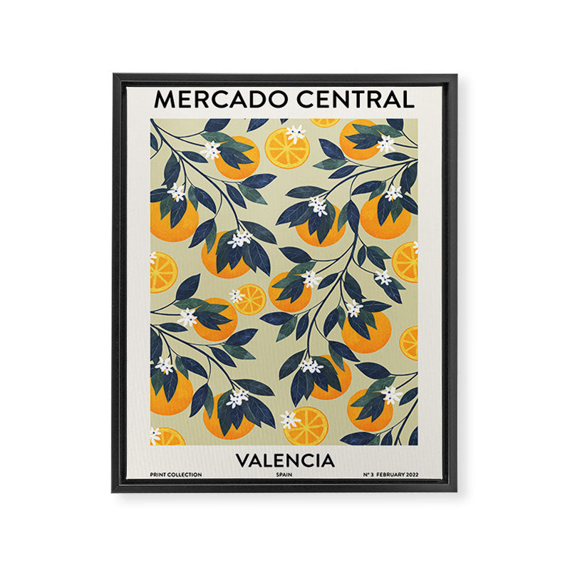 Fruit Market inspiration Valencia Framed Canvas Print Gallery Image 6