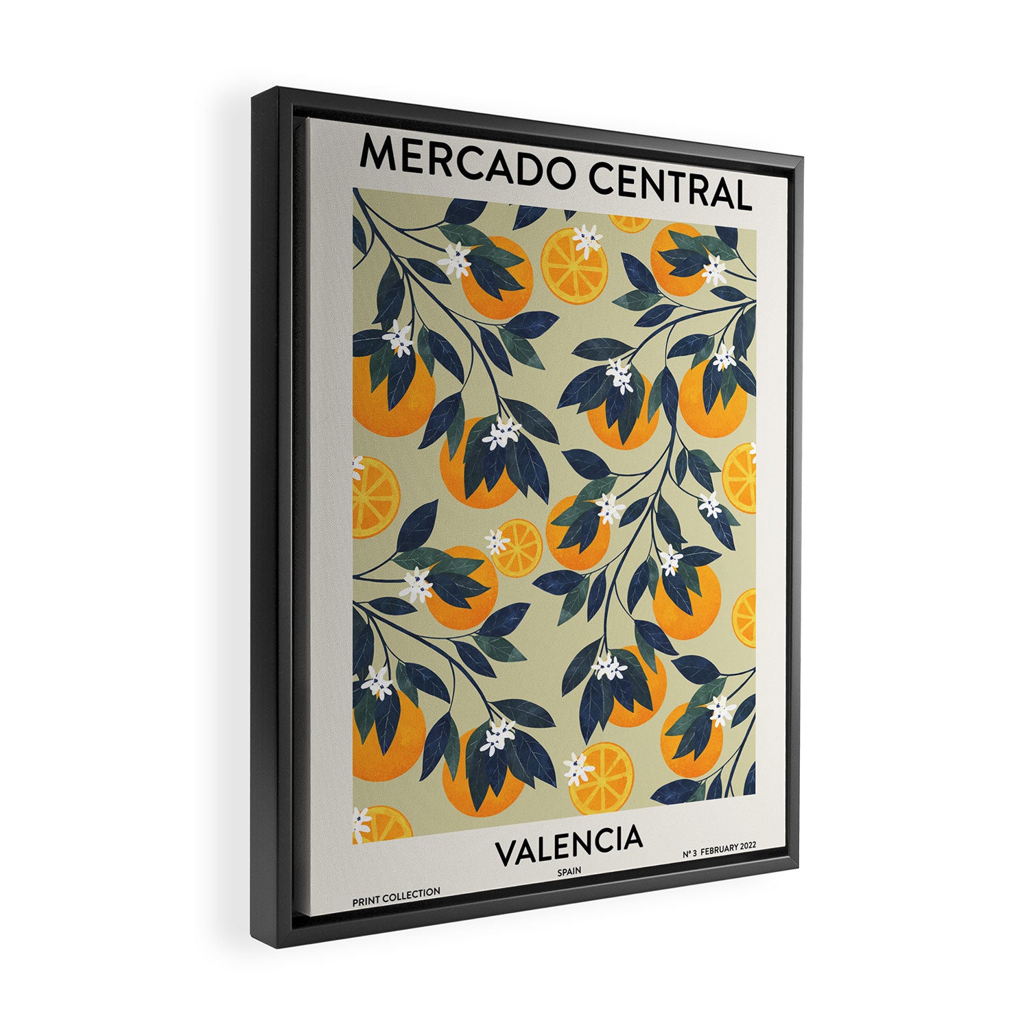 Fruit Market inspiration Valencia Framed Canvas Print Gallery Image 2
