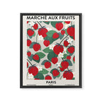 Fruit market Paris retro inspiration Framed Canvas Print Gallery Image 6