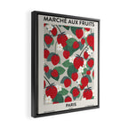 Fruit market Paris retro inspiration Framed Canvas Print Gallery Image 2