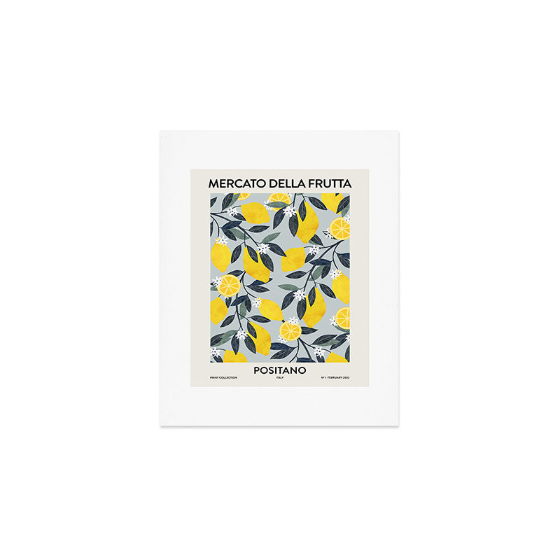 Fruit Market Positano Italy Art Print Gallery Image 1