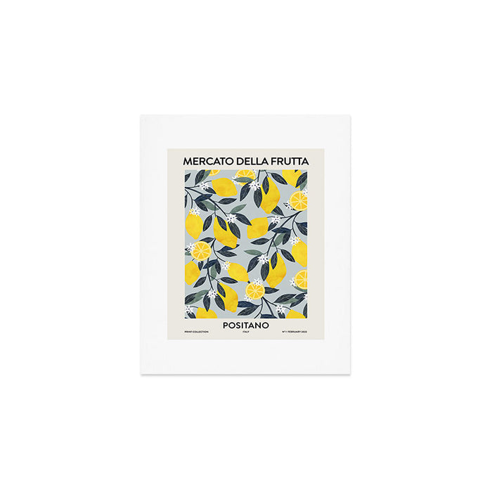 Fruit Market Positano Italy Art Print Gallery Image 1