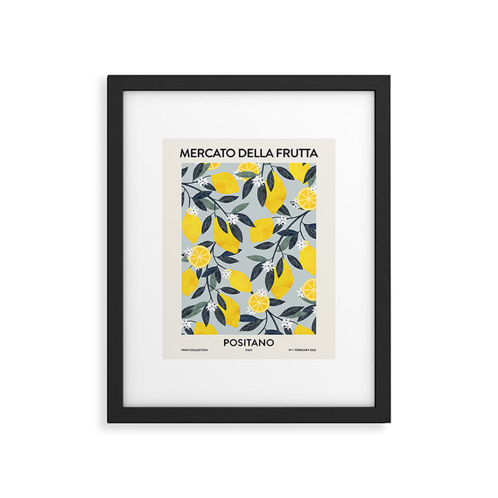 Fruit Market Positano Italy Framed Art Print Gallery Image 1