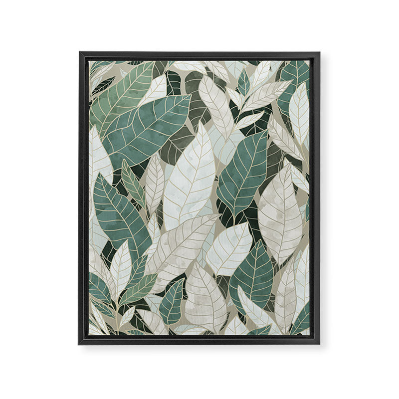 Gold forest Framed Canvas Print Gallery Image 6