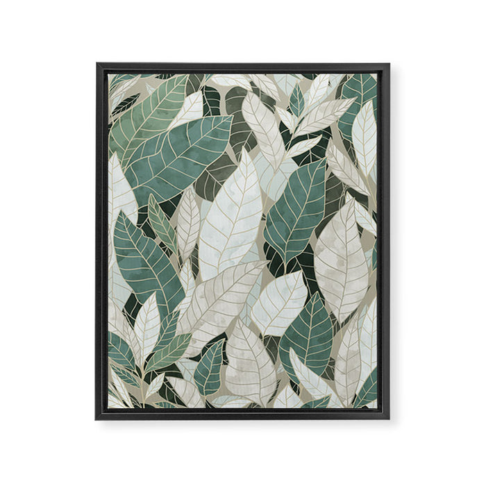 Gold forest Framed Canvas Print Gallery Image 1