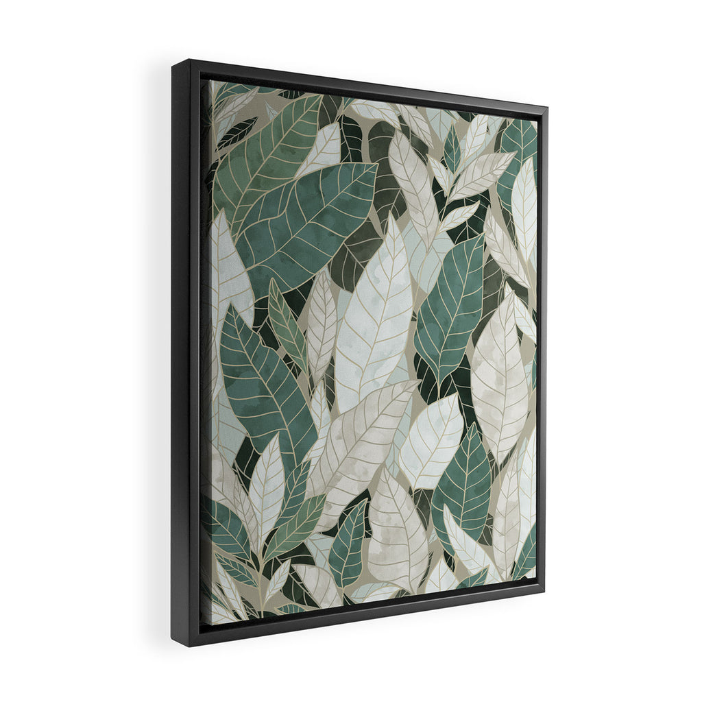 Gold forest Framed Canvas Print Gallery Image 2