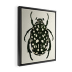 green beetle insect Framed Canvas Print Gallery Image 2