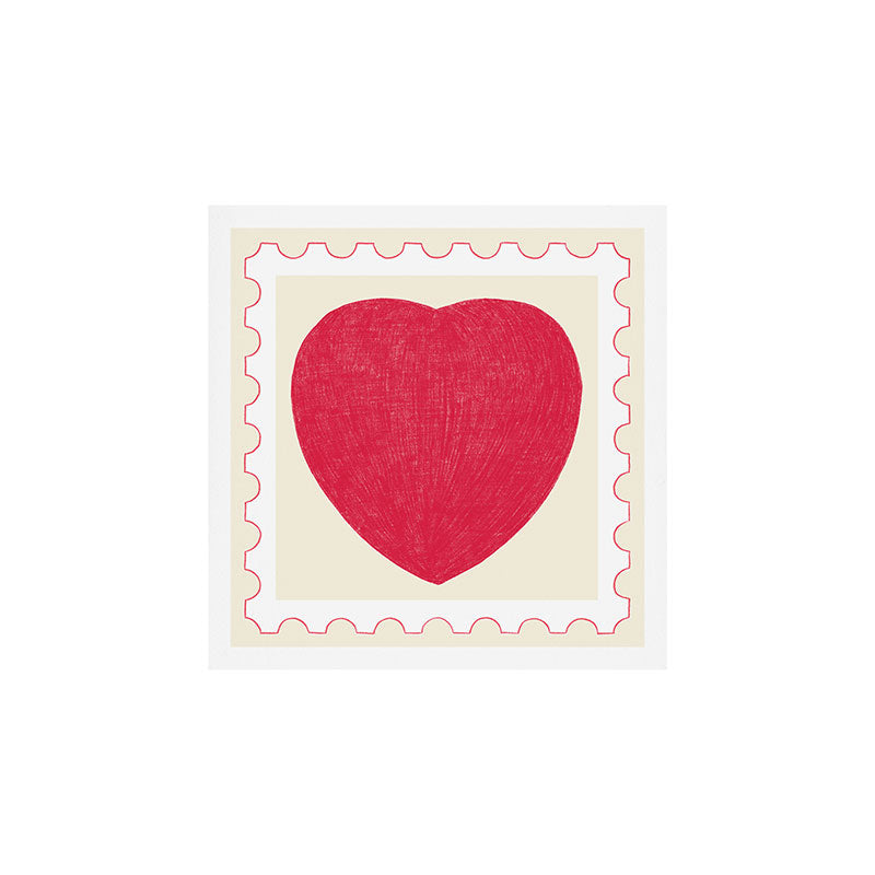 Heart and love stamp Art Print Gallery Image 1