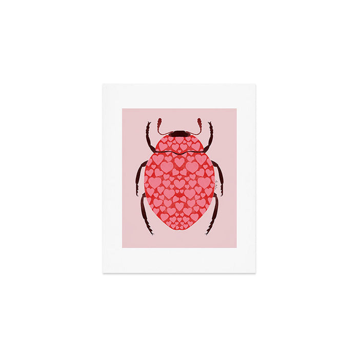 Hearts beetle Art Print Gallery Image 1