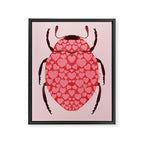 Hearts beetle Framed Canvas Print Gallery Image 6