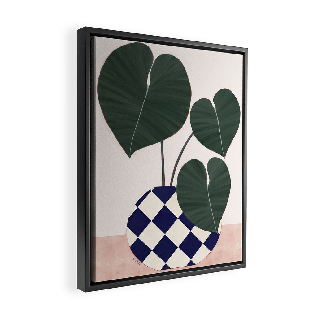 Houseplant II Framed Canvas Print Gallery Image 2
