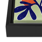 Inspiration Matisse leaves Framed Canvas Print Gallery Image 3