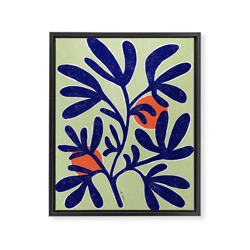 Inspiration Matisse leaves Framed Canvas Print Gallery Image 6