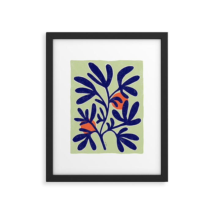 Inspiration Matisse leaves Framed Art Print Gallery Image 1