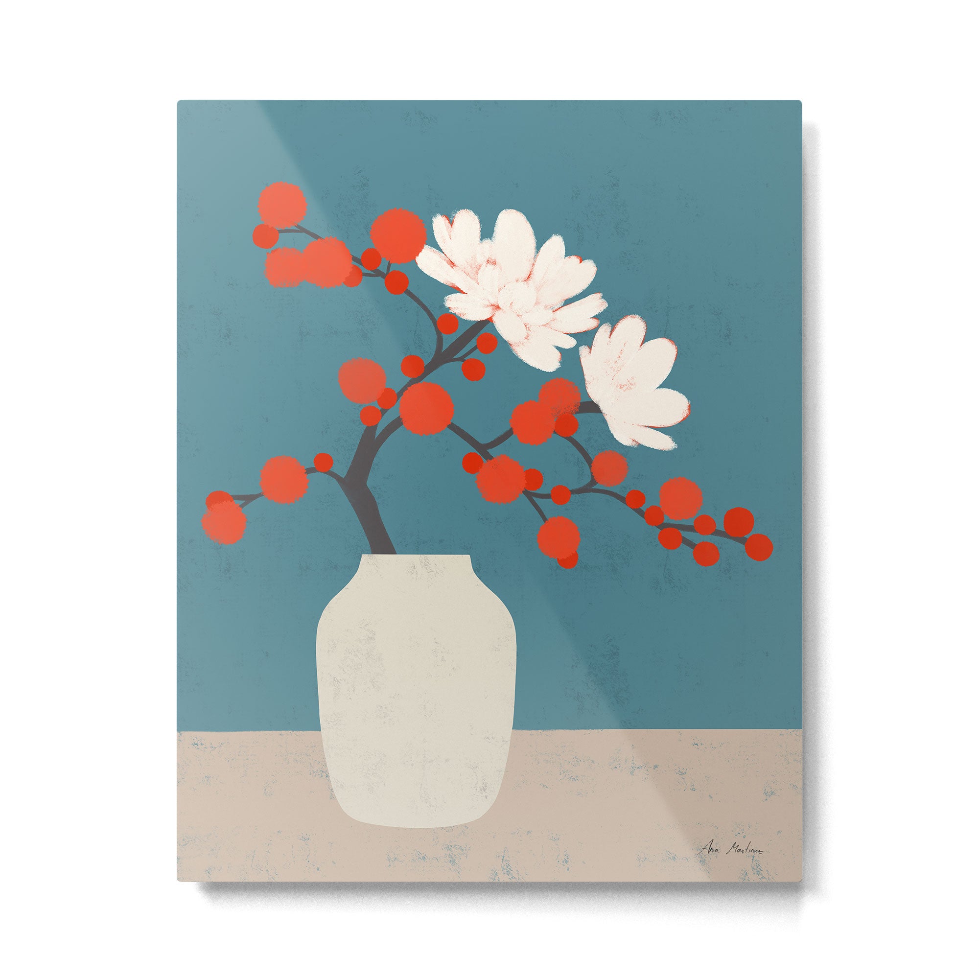 JAPANESE VASE Metal Print Gallery Image 4