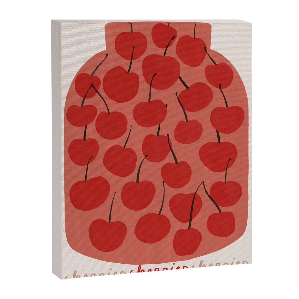 JAR OF CHERRIES Canvas Print Gallery Image 6