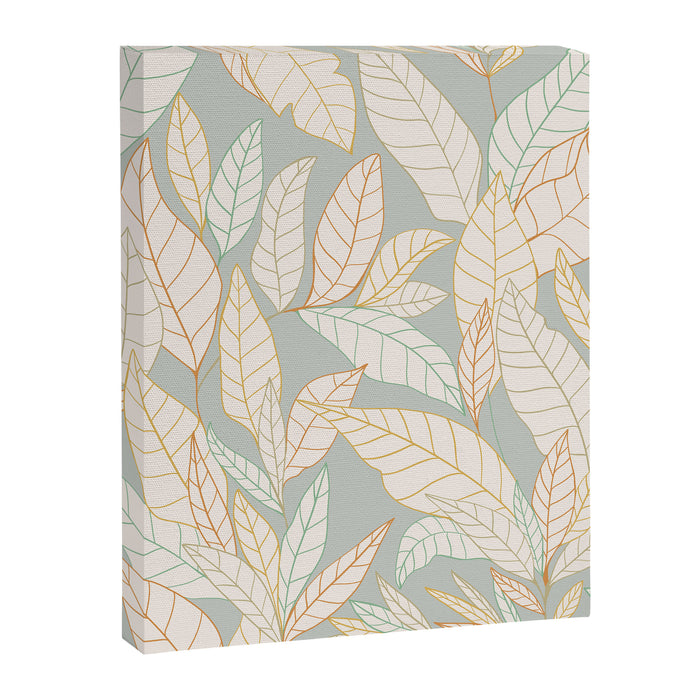 Leaves and lines I Canvas Print Gallery Image 1