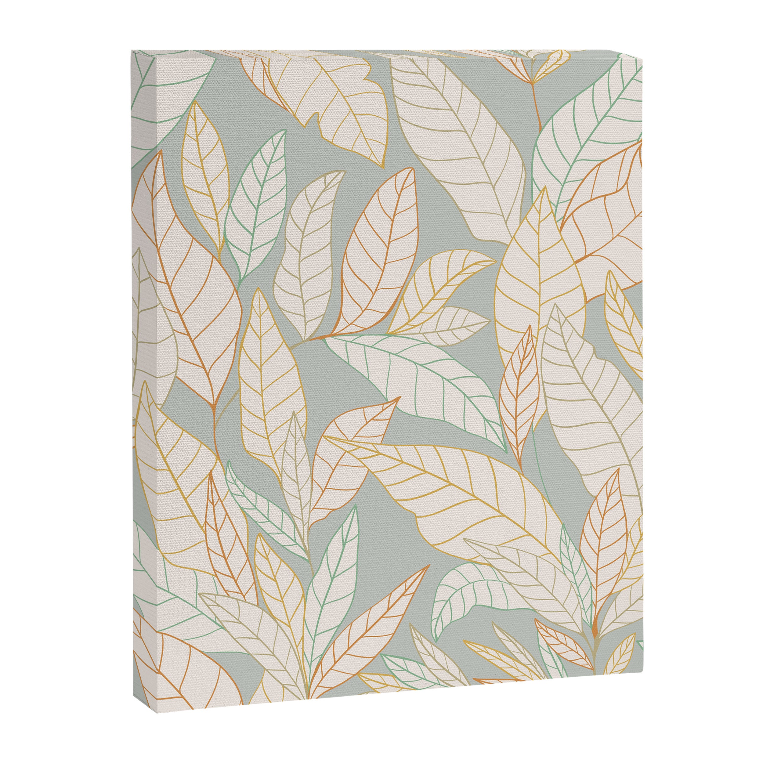 Leaves and lines I Canvas Print Gallery Image 6