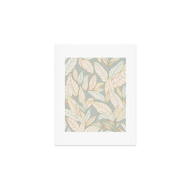 Leaves and lines I Art Print Gallery Image 1