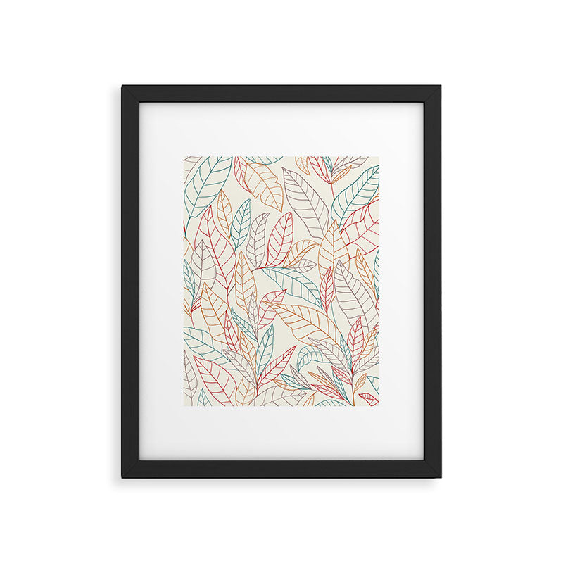 Leaves Framed Art Print Gallery Image 5