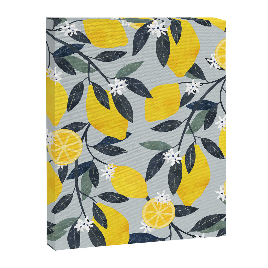 Lemons pattern Canvas Print Gallery Image 6