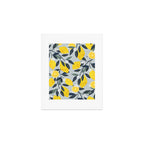 Lemons pattern Art Print Gallery Image 1