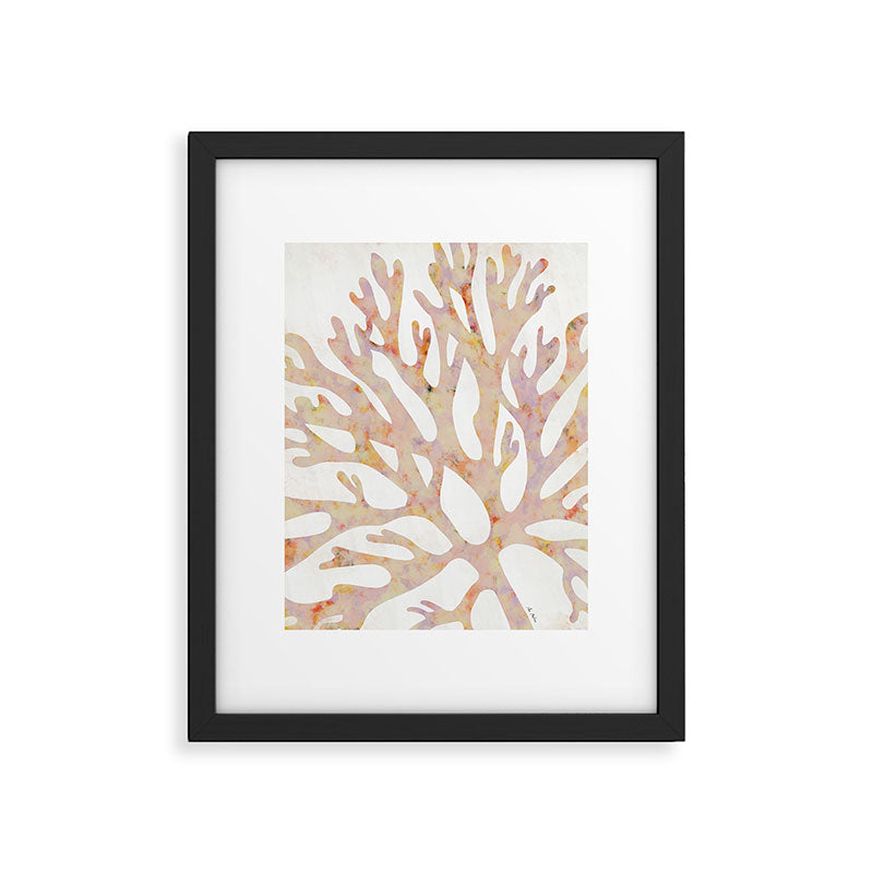 Marine corals Framed Art Print Gallery Image 5