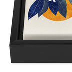 Mediterranean orange branch Framed Canvas Print Gallery Image 3