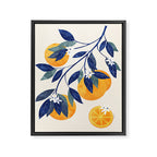 Mediterranean orange branch Framed Canvas Print Gallery Image 6
