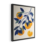 Mediterranean orange branch Framed Canvas Print Gallery Image 2