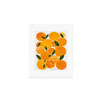 mediterranean oranges still life  Art Print Gallery Image 1